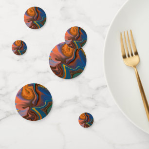 pattern abstract marbled confetti