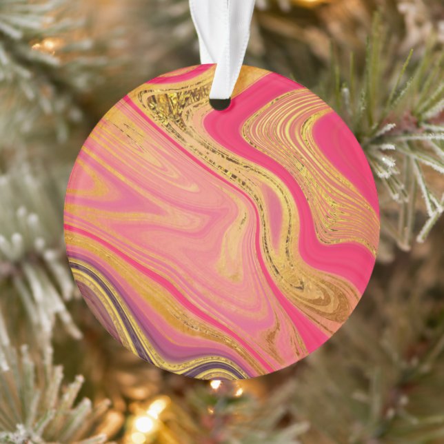 pattern abstract marbled ornament (Tree)