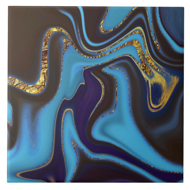 pattern abstract marbled tile (Front)