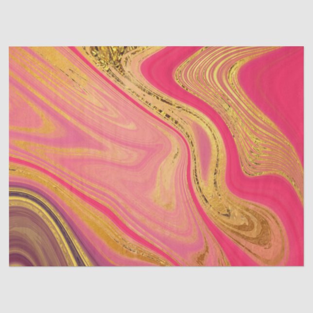 pattern abstract marbled tissue paper (Front)