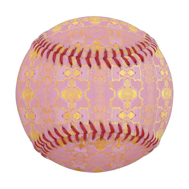 pattern abstract pink baseball (Front)