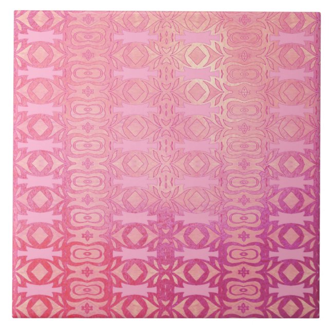 pattern abstract pink tile (Front)