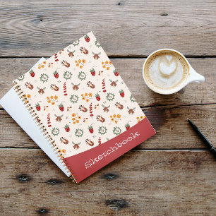 Pattern Animal Faces Notebook