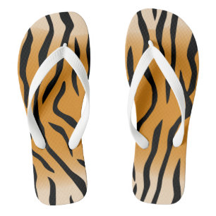 Pattern animal flip flops