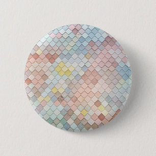 Pattern Art Cute Pastel Patterns Geometric Design 6 Cm Round Badge