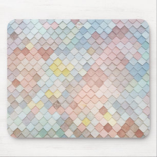 Pattern Art Cute Pastel Patterns Geometric Design Mouse Mat