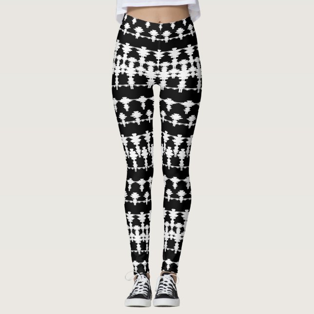 pattern art leggings (Front)