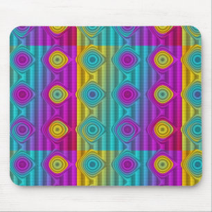 Pattern ARTs - stripes 3D coloured 20 Mouse Mat