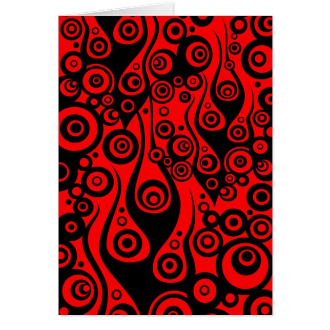 Pattern ARTs - Tattoo circle flames | fire red (Front)