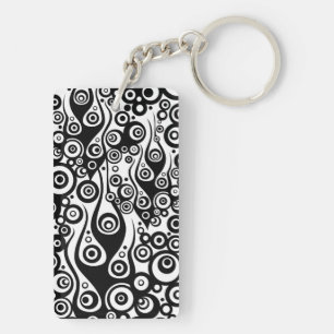 Pattern ARTs - Tattoo Circle Flames Key Ring