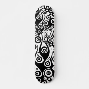 Pattern ARTs - Tattoo circle flames Skateboard