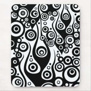Pattern ARTs - Tattoo circle flames   transparent Mouse Mat