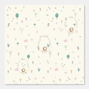Pattern babyroom wallpaper 