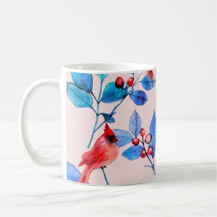 pattern background abstract red kaleidoscope desig coffee mug