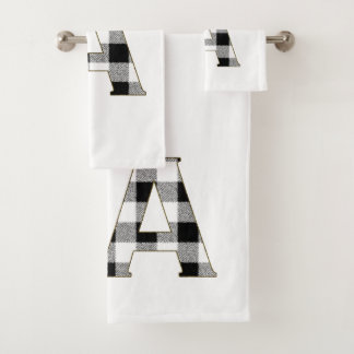 pattern bath towel set