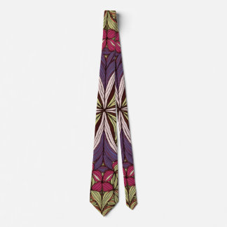 Pattern Batik Blue Red Tie