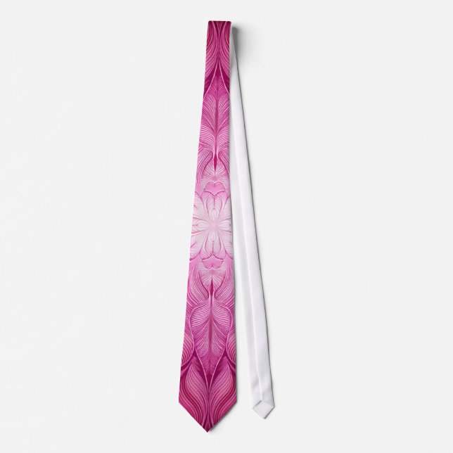 Pattern Batik Pink Tie (Front)