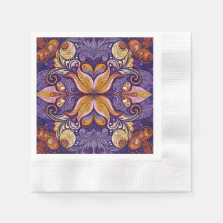 Pattern Batik Purple Napkin
