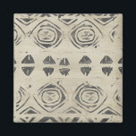 Pattern Bazaar - Rounded and Geometric Shapes Magnet<br><div class="desc">Pattern Bazaar III by June Erica Vess. Features a design with geometric and rounded shapes.</div>