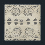 Pattern Bazaar - Rounded and Geometric Shapes Magnet<br><div class="desc">Pattern Bazaar III by June Erica Vess. Features a design with geometric and rounded shapes.</div>