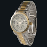 Pattern Bazaar - Rounded and Geometric Shapes Watch<br><div class="desc">Pattern Bazaar III by June Erica Vess. Features a design with geometric and rounded shapes.</div>