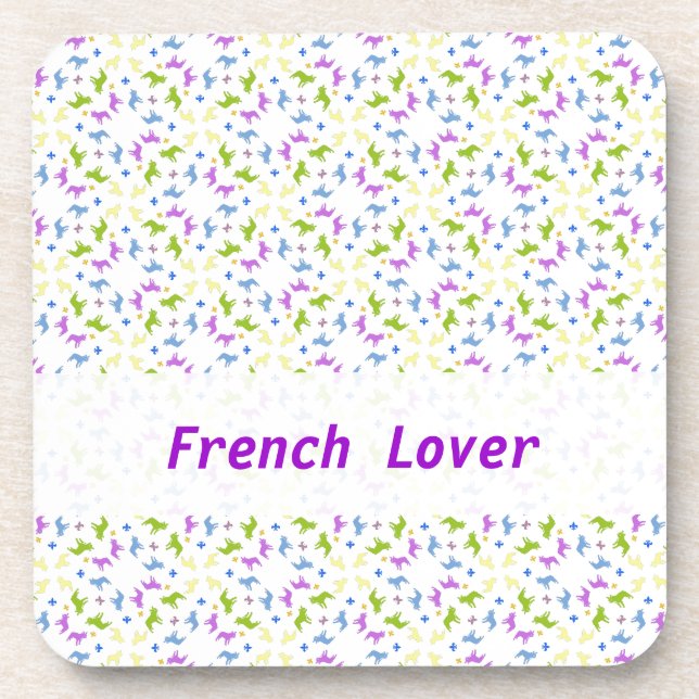 Pattern Bulldogs Coaster (Front)