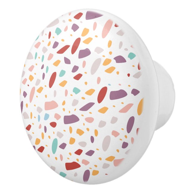 pattern ceramic knob (Right)