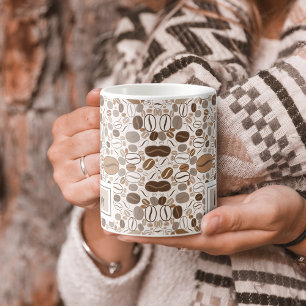 Pattern coffee beans Coffee Mug