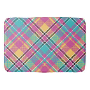 Pattern Colorfull Modern Geometric Vintage Bath Mat