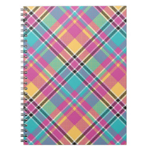 Pattern Colorfull Modern Geometric Vintage Notebook