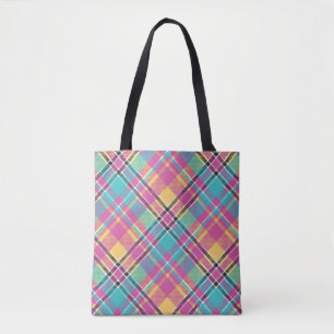 Pattern Colorfull Modern Geometric Vintage     Tote Bag