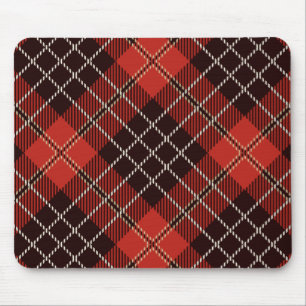 Pattern Colorfull Scottish Geometric Vintage Mouse Mat