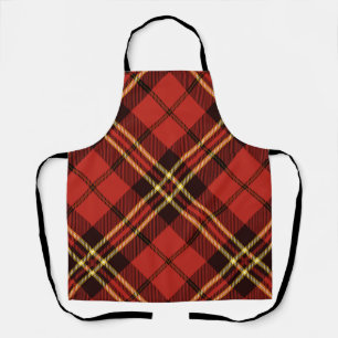 Pattern Colorfull Stylish Scottish Vintage Apron