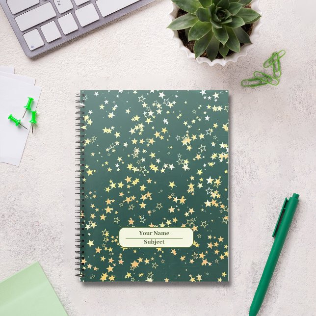 Pattern coloured stars Notebook (Creator Uploaded)