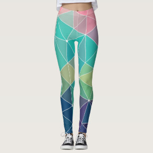 Pattern Colourful Inspiration Retro Cute  Leggings