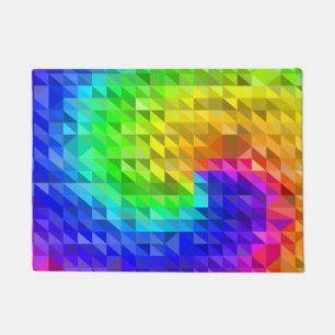 Pattern Colourful Inspiration Retro Summer Doormat