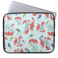 pattern consisting of birds and berries