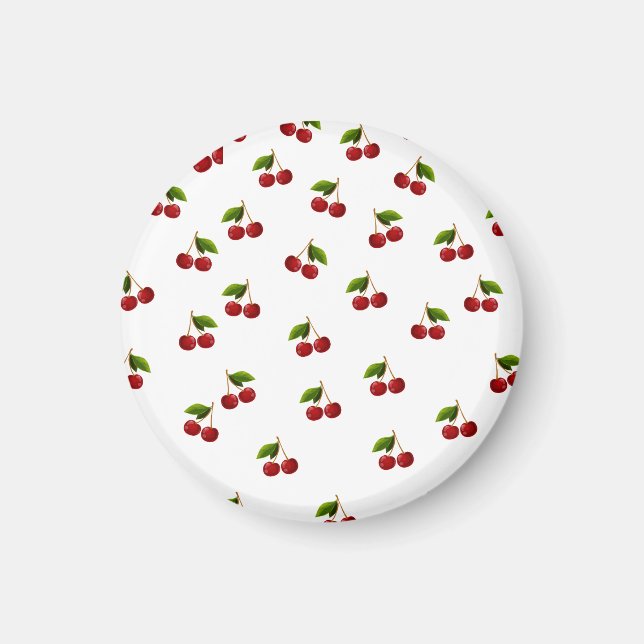 Pattern Coquette Cherry  Magnet (Front)