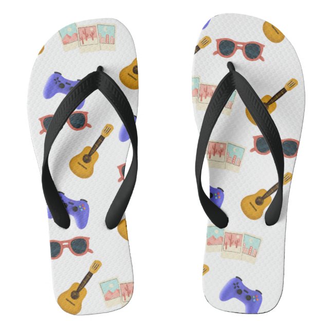 Pattern design flops flip flops (Footbed)