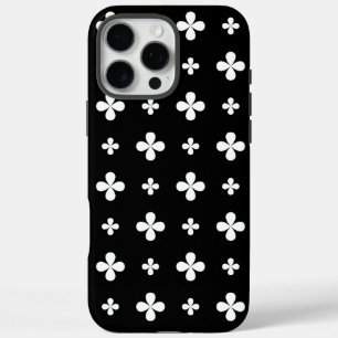 Pattern Design in Black and White iPhone 16 Pro Max Case