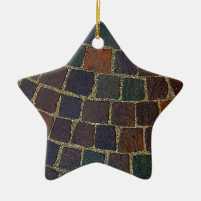 Pattern Designs Ceramic Tree Decoration (Front)