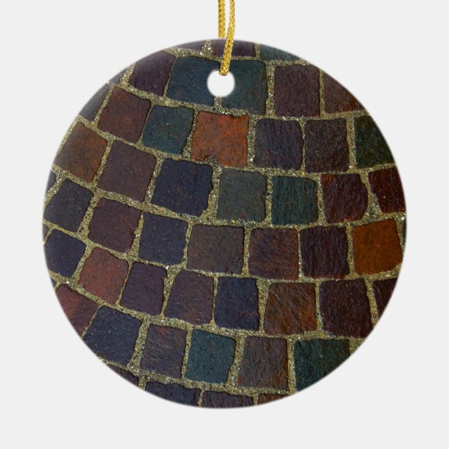 Pattern Designs Ceramic Tree Decoration (Front)