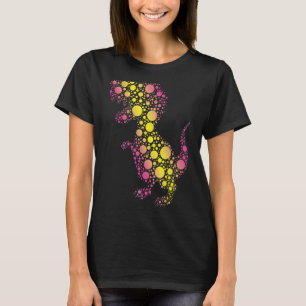Pattern Dinosaur Colourful September International T-Shirt