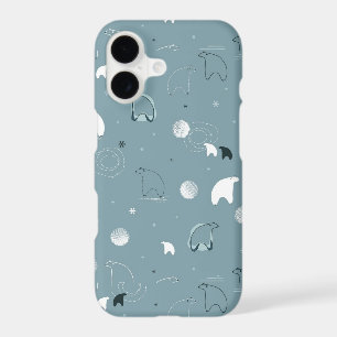 pattern displaying a cute polar