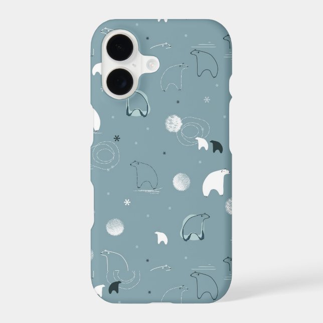 pattern displaying a cute polar (Back)