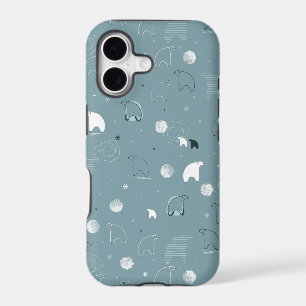 pattern displaying a cute polar