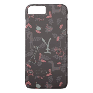 pattern displaying baby animals 1 iPhone 8 plus/7 plus case