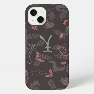 pattern displaying baby animals 1 iPhone 13 case