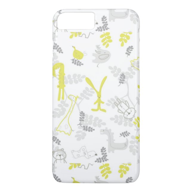 pattern displaying baby animals 2 Case-Mate iPhone case (Back)