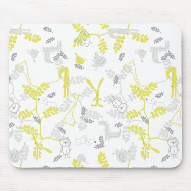 pattern displaying baby animals 2 mouse mat (Front)